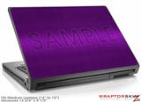 Medium Laptop Skin Simulated Brushed Metal Purple