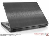 Medium Laptop Skin Simulated Brushed Metal Silver