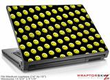 Medium Laptop Skin Smileys on Black