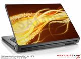 Medium Laptop Skin Mystic Vortex Yellow