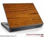 Small Laptop Skin Wood Grain - Oak 01