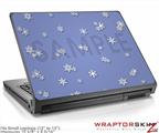 Small Laptop Skin Snowflakes