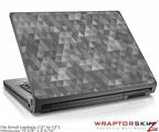 Small Laptop Skin Triangle Mosaic Gray