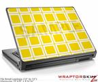 Small Laptop Skin Squared Yellow