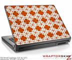 Small Laptop Skin Boxed Burnt Orange