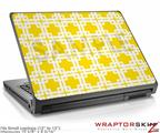 Small Laptop Skin Boxed Yellow
