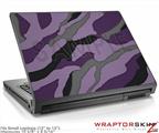 Small Laptop Skin Camouflage Purple