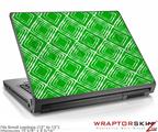 Small Laptop Skin Wavey Green