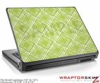 Small Laptop Skin Wavey Sage Green