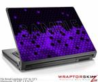 Small Laptop Skin HEX Purple
