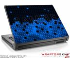 Small Laptop Skin HEX Blue