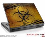 Small Laptop Skin Toxic Decay
