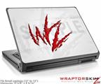 Small Laptop Skin WraptorSkinz WZ on White