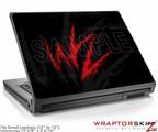 Small Laptop Skin WraptorSkinz WZ on Black