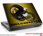 Small Laptop Skin Iowa Hawkeyes Helmet