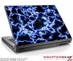 Small Laptop Skin Electrify Blue