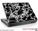 Small Laptop Skin Electrify White