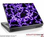Small Laptop Skin Electrify Purple