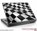 Small Laptop Skin Checkered Racing Flag