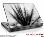 Small Laptop Skin Lightning Black