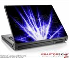 Small Laptop Skin Lightning Blue