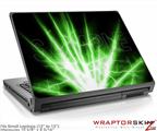 Small Laptop Skin Lightning Green