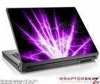 Small Laptop Skin Lightning Purple