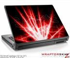 Small Laptop Skin Lightning Red