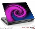 Small Laptop Skin Alecias Swirl 01 Purple
