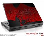 Small Laptop Skin Spider Web