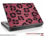 Small Laptop Skin Leopard Skin Pink