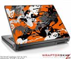 Small Laptop Skin Halloween Ghosts