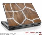Small Laptop Skin Giraffe 02