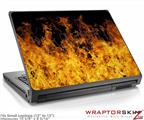 Small Laptop Skin Open Fire
