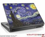 Small Laptop Skin Vincent Van Gogh Starry Night