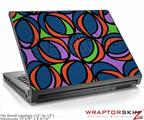 Small Laptop Skin Crazy Dots 02