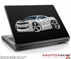 Small Laptop Skin 2010 Camaro RS White