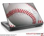 Small Laptop Skin Baseball