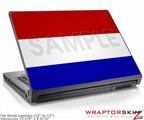 Small Laptop Skin Red White and Blue