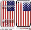 iPhone 3GS Decal Style Skin - USA American Flag 01