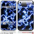iPhone 3GS Decal Style Skin - Electrify Blue