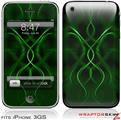 iPhone 3GS Decal Style Skin - Abstract 01 Green