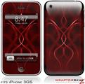 iPhone 3GS Decal Style Skin - Abstract 01 Red