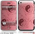 iPhone 3GS Decal Style Skin - Feminine Yin Yang Red