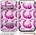 iPhone 3GS Decal Style Skin - Petals Pink