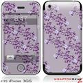 iPhone 3GS Decal Style Skin - Victorian Design Purple