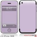 iPhone 3GS Decal Style Skin - Solids Collection Lavender