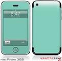 iPhone 3GS Decal Style Skin - Solids Collection Seafoam Green