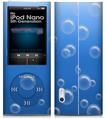iPod Nano 5G Skin Bubbles Blue
