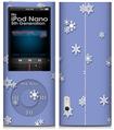 iPod Nano 5G Skin Snowflakes